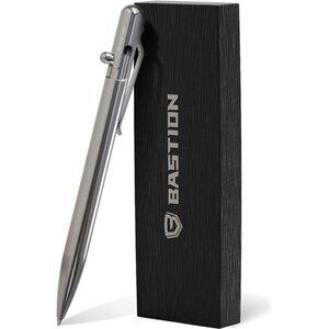 Slim Bolt Action Pen, Durable EDC Pen with Fine Tip, Professional Ballpoint Pen